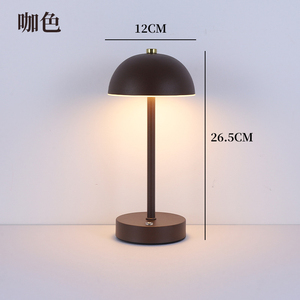 Lampe de table moderne minimaliste avec abat-jour en cristal, base en laiton blanc, LED E26, AC 85-265V, interrupteur à bouton poussoir décoratif, Ra80, 30000 heures - Product Image 6