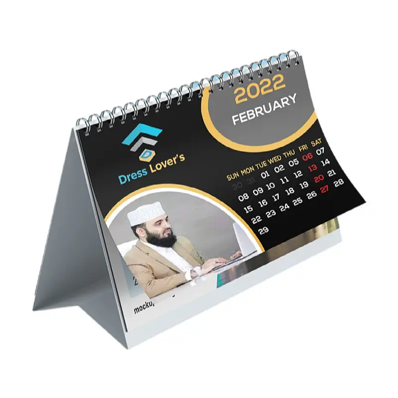 Custom High Quality Office Table Calendar Printing 2023 Calendar
