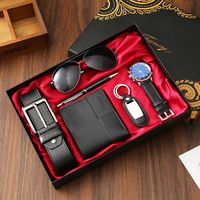 Coffret Cadeau Exquis pour Homme : Montre et Portefeuille (Alliage de Zinc, Verre Quartz, Sérigraphie) - Nouveauté Cadeau Noël Fête des Pères