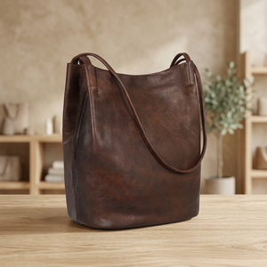 Sacs à main quotidiens pour femmes en cuir véritable BS INTERNATIONAL personnalisables, légers, imperméables, avec broderie de perles, pompon et fermeture éclair, tendance - Product Image 2