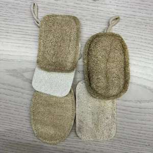 100% spons Loofah Cina Mesir alami bantalan spons Loofah pengelupasan piring alami spons <span class=keywords><strong>Luffa</strong></span> - Product Image 2