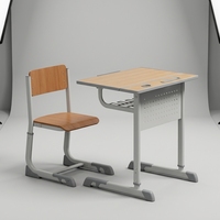 Meilleures ventes : Table d'étude pour étudiants avec structure métallique, bureaux en bois pour enfants – Fournisseurs