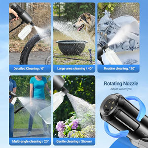 Pistola <span class=keywords><strong>de</strong></span> Lavado Eléctrica Portátil <span class=keywords><strong>de</strong></span> Alta Presión 5 en 1 con Indicador <span class=keywords><strong>de</strong></span> Pantalla, Lavadora <span class=keywords><strong>de</strong></span> Autos Plegable, 15 Bares, 85W, 3L/min - Product Image 5