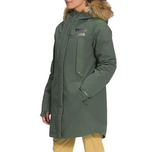 Cappotto impermeabile da donna di design invernale con collo in pelliccia sintetica da uomo addensa il Parka della neve calda - Product Image 4