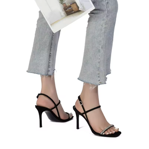 Sandalias de Tacón Alto de Diseñador, Zapatos de Mujer, Moda de Verano, Zapatos de Tacón Alto Sexys para Boda, Zapatos de Mujer, Zapatos de Tacón con Logotipo Personalizado - Product Image 3
