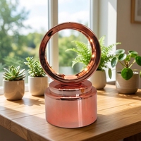 Vente directe d'usine de base de lampe rotative 3D, veilleuse lumineuse, boîte à musique LED, cadeau créatif, vente en gros disponible