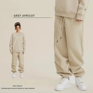 Pantalones Deportivos de Alta Calidad Personalizados OEM con Forro Polar para Hombre, Pantalones de Chándal de Hip Hop para Otoño e Invierno, Pantalones Deportivos Vintage con Puños, Venta al Por Mayor - Product Image 3