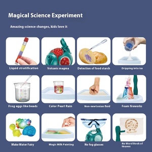 Khoa Học thí nghiệm nhỏ thiết lập Bảng điều khiển thử nghiệm phun trào núi lửa mẫu giáo thiết bị thí nghiệm đồ chơi giáo dục cho trẻ em - Product Image 3