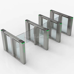 1-Way Bidirectional Passage Access Control Security Gates Safety Swing <strong>Barrier</strong> Gate RFID/Face Recognition Anti-Pinch Turnstile - Product Image 1