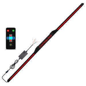 Lanterna Traseira de Fibra de Carbono com Controle Remoto, Impermeável, Design de Três Seções, Luz de Freio Automática com Função de Parada ou Olhos - Product Image 5