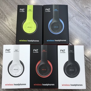 P47 Wireless Headphones <b>Bluetooth</b> 5.0 Stereo Sports Foldable With Card Slot Gaming - Product Image 2