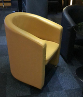 Fauteuil de restaurant moderne au design personnalisé, chaise individuelle, canapé, fauteuil en cuir véritable, tissu velours, fauteuil de café
