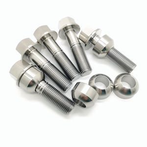 Boulons de roue en titane GR5 de haute <span class=keywords><strong>qualité</strong></span> M12 M14 P1.25/P1.5*29, écrous de roue pour voitures - Product Image 1