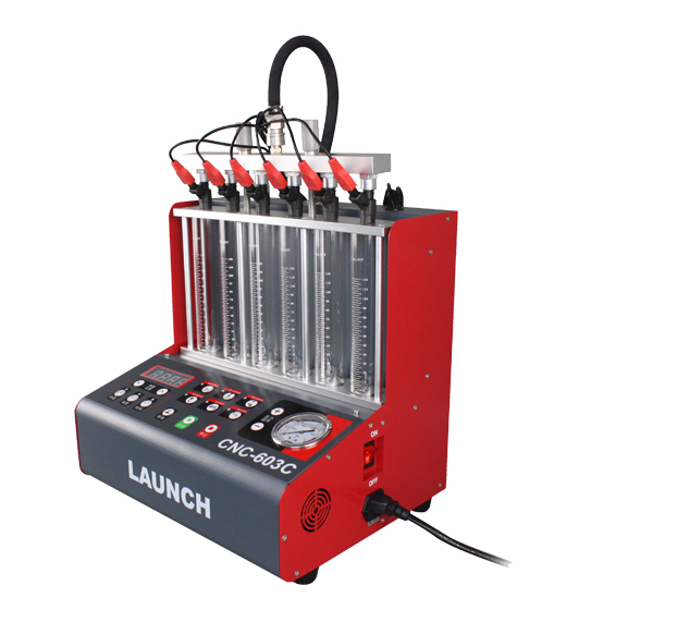 Самая последняя модель запуска CNC-603C Топливная форсунка тестера для чистки автомобиля машина стендовых испытаний оборудования