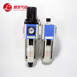 Procesador de Aire Neumático Zhaolong GFC300-10, Filtro Regulador Lubricador de Aleación de Aluminio de 15 mm, Unidad Doble - Product Image 1