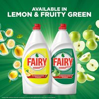Savon liquide vaisselle Fairy Plus au citron avec une puissance alternative à celle du blanchiment 600ml