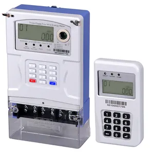 Factory Price 3 Phase Digital Prepaid Electric Meter With CIU