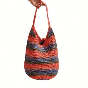 Nouvel Arrivage Été 2025 – Sac Fourre-Tout Grande Capacité Tendance en Paille pour l'Épaule - Product Image 5