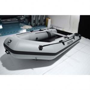 Tapis pneumatique Reachsea en PVC pour 4 personnes, 10,5 pieds, couleur gris moyen, <span class=keywords><strong>bateau</strong></span> pneumatique de sauvetage, idéal avec auvent pour la sécurité - Product Image 1