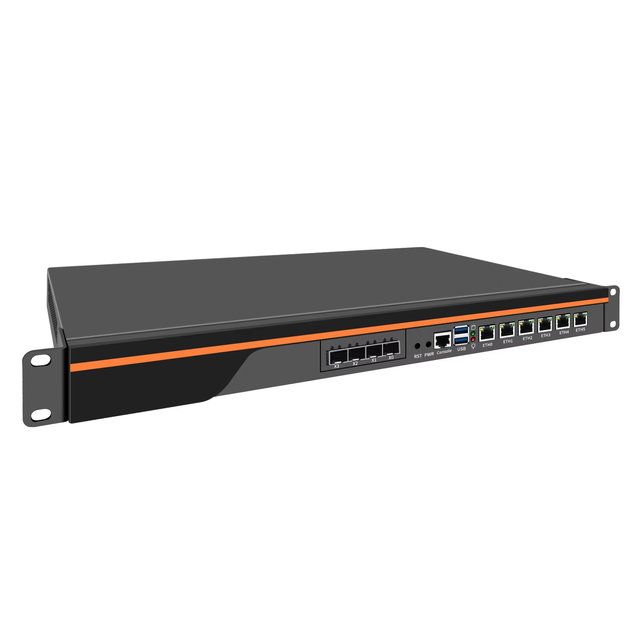 Partaker 1U Rackmount Firewall Router I5-12450H I7 13620H 6 2.5G I226, 4 SFP 10G for PfSense/ROS Network Server
