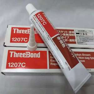 Zyx ThreeBond 1207C Joint Liquide Silicone Rouge Brun 150g Usage Automobile Haute Résistance à la Chaleur Séchage Rapide Non Coulant - Product Image 4