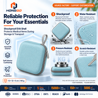Étui de rangement pour médicaments en EVA imperméable à coque rigide avec logo personnalisé, intérieur ajusté avec précision, design portable