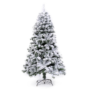 Árbol de Navidad, adorno de árbol de Navidad de PVC con agujas de pino simuladas en rosa y blanco, decoración navideña - Product Image 2