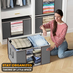 Hight Quality Portable Winter Large Capacity Clothes <b>Storage</b> <b>Bag</b> for Clothes Organizer - Product Image 5