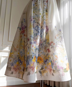 2025 nuovo abito con spalline sottili con stampa floreale Boutique francese estivo <span class=keywords><strong>Boho</strong></span> <span class=keywords><strong>Chic</strong></span> abito Midi da donna in spiaggia - Product Image 4
