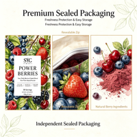 Mélange de graines de baies SYC BIO Power pour le soutien immunitaire des adultes, 150 g, 30 portions, smoothies quotidiens