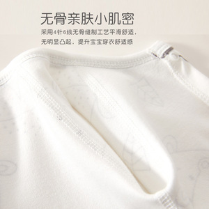 Combinaison pour bébé en coton pur à manches longues unisexe, vêtements de printemps et d'automne, combinaison pour nouveau-né, combinaison de ramper - Product Image 3