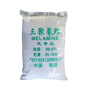 Fabrication approvisionnement de qualité industrielle mélamine poudre CAS 108-78-1 résine mélamine prix en vrac