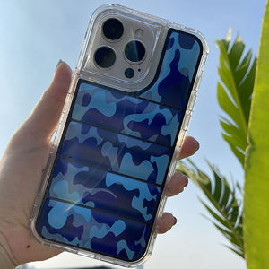 Étuis de téléphone personnalisés de luxe avec impression TPU, design de veste matelassée, cadre transparent en PC pour ZTE Blade A52 V50 Smart 4G A73 A33S <span class=keywords><strong>A51</strong></span> - Product Image 6