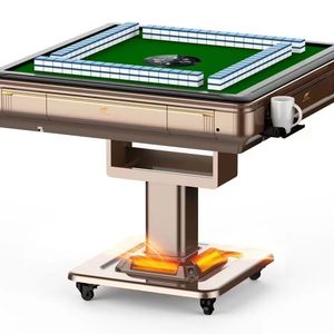 Modern Dual-Use Mahjong <b>Table</b> Automatic Silent <b>Foldable</b> With Portable <b>Plastic</b> Design for Poker Application 2026 New Style Automa - Product Image 1