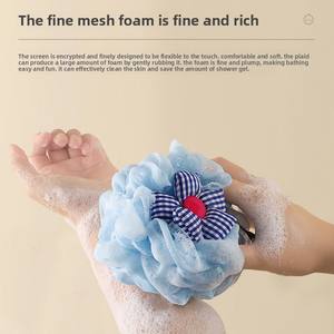 Esponja de Baño Extra Grande y Suave con Diseño de Girasol, Esponjas y Cepillos para Baño de Burbujas que No se Descomponen - Product Image 4