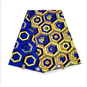 New Fashion African Fabrics Echte Wachs baumwolle Ankara Holland ais und Java Wax Cotton Fabric für Kleidung