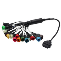 Cable Adaptador de Diagnóstico Multifuncional 19 en 1 Compatible con TVS, Bajaj, JAWA, HERO y ROYAL ENFIELD para Motocicletas