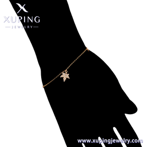 XUPING Fabricantes de joyería Venta al por mayor Señoras Moda Chapado en oro Cobre Joyería Brazaletes Pulseras para mujeres - Product Image 6