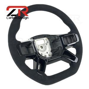 Volante Deportivo de Fibra de Carbono y Gamuza Negra para <span class=keywords><strong>Land</strong></span> <span class=keywords><strong>Rover</strong></span> Range <span class=keywords><strong>Rover</strong></span> Defender L663 110 90 Vogue L405 <span class=keywords><strong>Rover</strong></span> Evoque - Product Image 6