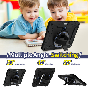 360 xoay đứng dây đeo vai vành đai gồ ghề chống sốc trường hợp máy tính bảng cho Oppo Pad 2 thế hệ <span class=keywords><strong>11.6</strong></span> inch - Product Image 4