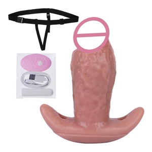 Dildo con Correa para Hombres y Mujeres, Masajeador de Próstata, Juguete Sexual con Textura Realista, Tapones Anales, Arnés Ajustable - Product Image 2
