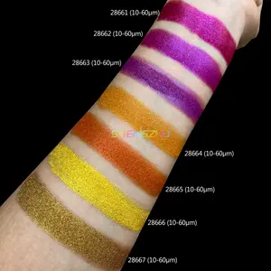 Sheng zhu neues schimmerndes Lidschatten-Perlen pigment pulver für kosmetische Make-up-Lidschatten und Lippen der Serie