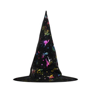 Decoraciones para fiestas de Halloween <span class=keywords><strong>Sombrero</strong></span> de <span class=keywords><strong>bruja</strong></span> negro para maquillaje y disfraces <span class=keywords><strong>Sombrero</strong></span> de <span class=keywords><strong>bruja</strong></span> esencial Prop - Product Image 6
