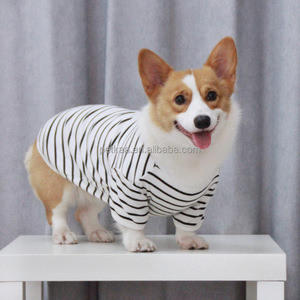 2025 Hondenmode Zomer Hondenkleding Katoenen Rode En Witte Gestreepte T-Shirt Zomer Hondenkleding Voor Dierbenodigdheden - Product Image 4