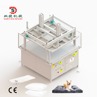 Machine d'emballage sous vide pour oreillers et textiles, réglage automatique de la compression, haute productivité, certifiée CE