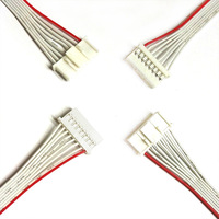 Harnais de connecteurs JST 3 broches personnalisés, pas de 2,54 mm, avec fils codés par couleur pour appareils électroniques