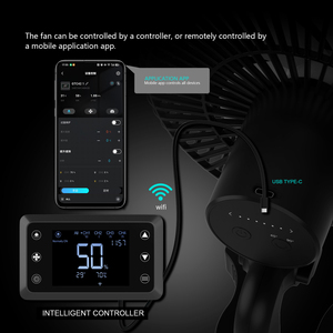 Aglex 6-Inch Hiện Đại Mini Nhà Máy Thông Gió Clip <span class=keywords><strong>Fan</strong></span> Cho Trong Nhà Phát Triển Lều - Product Image 5