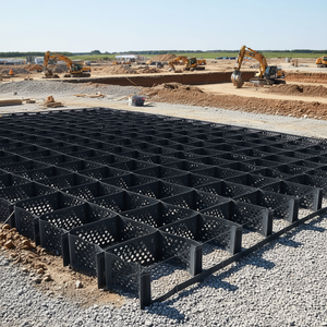 Géocellule 17,06 x 8,86 pieds (5200 x 2700 mm) profondeur 4 pouces pour l'amélioration de la stabilité du gravier, matériau HDPE - Product Image 2