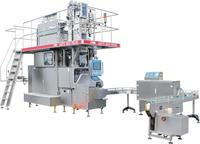 Machine de remplissage et d'emballage de boîtes en carton en forme de brique et de diamant aseptique d'usine de Shanghai pour l'emballage de boissons au lait/jus