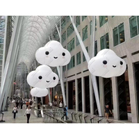 Vente d'usine Zhenmei : Ballons géants en PVC étanches et durables en forme de nuage souriant, durables 1 an pour la décoration d'événements